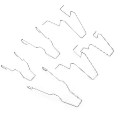 QiMeiTech - Juego de 6 resortes de retención para faros delanteros de acero, clip de resorte para luces de cruce, 5ZHSFULLKIT para H1/H3/H4/H7