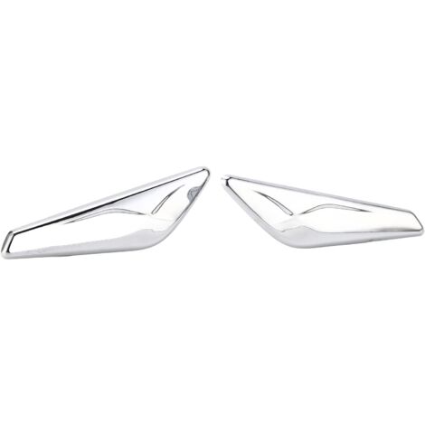Embellecedor cromado delantero Ej.Life, 2 piezas, embellecedor cromado para guardabarros delantero 51117338569, repuesto para X3, X4, F25 y F26 (2013-2017)