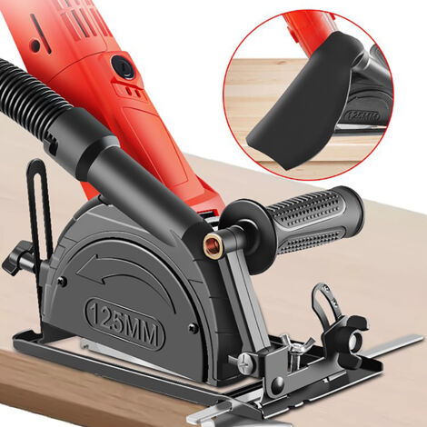 Soporte para amoladora angular Ej.Life, soporte para amoladora, soporte de corte, cubierta protectora especial para soporte de corte, base ajustable para amoladora angular de 100 mm a 125 mm