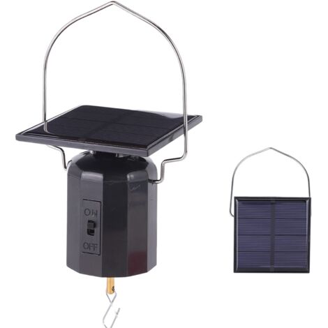 Molino de viento para exteriores con motor solar giratorio Ej.Life, capacidad de carga de 2,7 kg