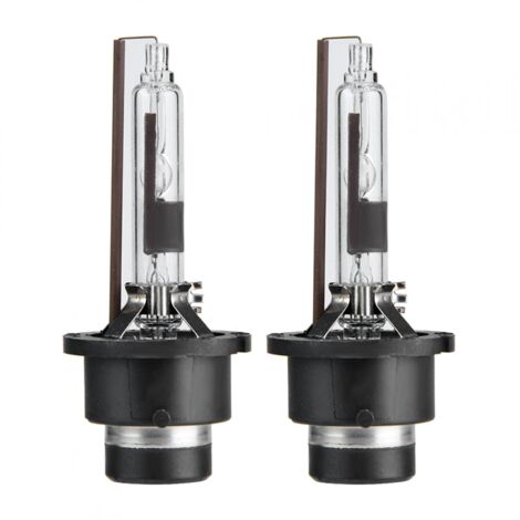 Bombillas de repuesto para faros delanteros de xenón de coche Ej.Life (2 unidades, D2R, 6000 K, 35 W)