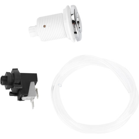 Juego de interruptores de botón de aire Ej.Life, kit de mangueras para interruptores de aire, kit de mangueras para interruptores de aire, botón de interruptor activado por aire para piscina y spa