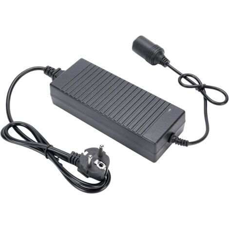 Adaptador de corriente CA a CC Ej.Life de 12 V y 15 A, convertidor electrónico para encendedor de coche de 100 a 240 V, con cable de 1,5 m, para bomba de aire y refrigerador de coche. (1/5)