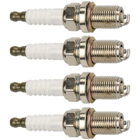 Juego de 4 bujías de repuesto para motor de cortacésped Champion RC12YC Briggs and Stratton 491055 491055S 692051 792015 491055T 5066 Kohler 25 132 12-S JD M78543 531308128. (1/5)