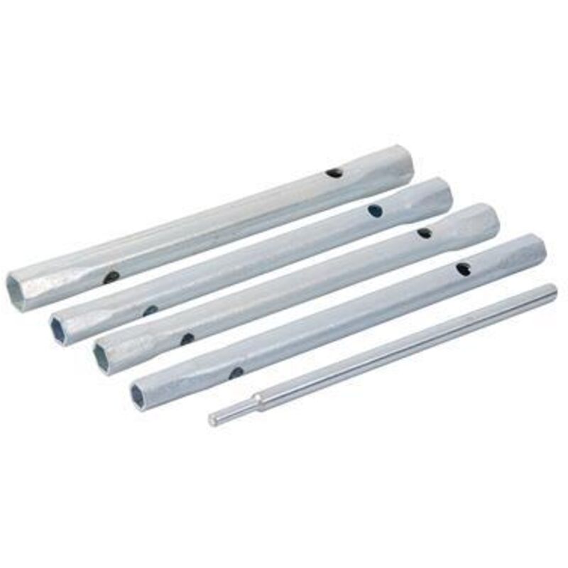 Jeu De 2 Clés Carrées 4 Voies Pour Robinet - 6,5 Mm, 7 Mm, 8 Mm, 9 Mm - Acier Allié Nickelé - Compact Et Polyvalent - 4