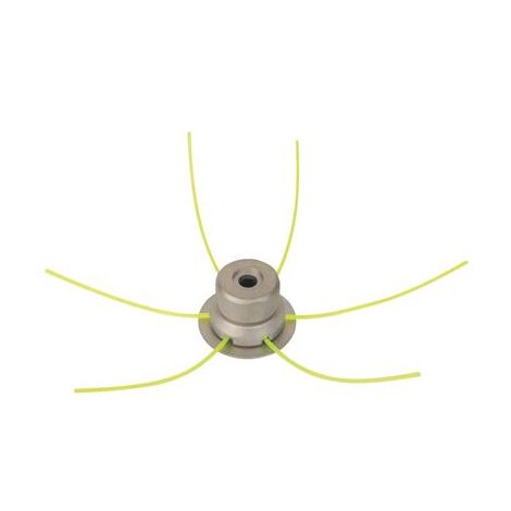 Ribiland – Tête de débroussailleuse universelle – Aluminium haute résistance – Fils carrés 3mm pour coupe efficace – Bloc fileté anti-vibration