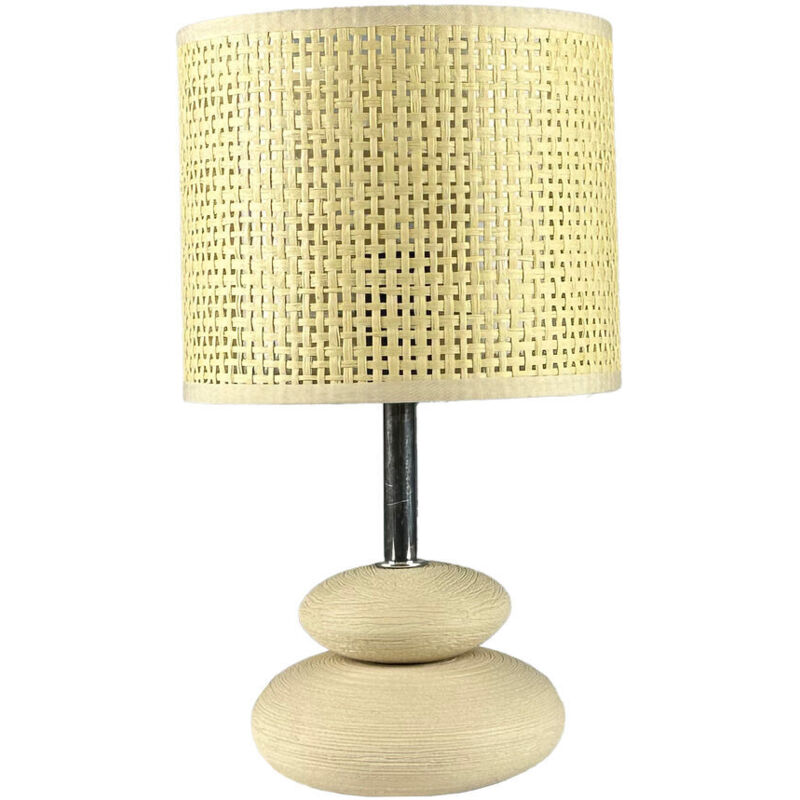 Set Di 2 Lampade Da Tavolo HITO In Legno Di Gomma – Design Scandinavo, Interruttore A Clip, Attacco E27, 60W, Marrone Chiaro - 3