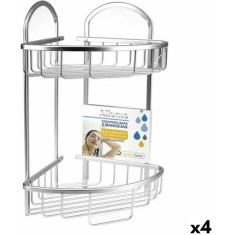 Scaffale Angolare Bagno Organizer In Plastica Resistente - Foto 11