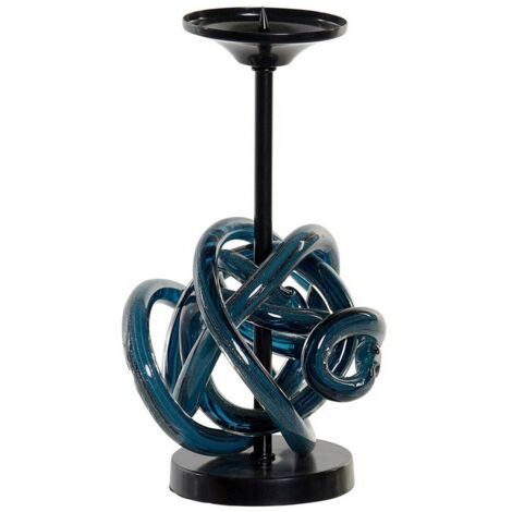Romantico Candeliere Luna, Portacandele a Colonna di Cristallo a Forma di Luna, Portacandele Scavato in Ferro per Matrimoni Tavolino da Pranzo con Decorazione Natalizia, Portacandele a(Color oro