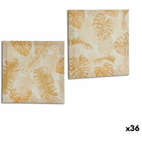 Quadro Su Tela 30x40cm Foglie Di Banana Verde – Stampe Nordiche Per Soggiorno, Camera Da Letto – Set Da 3 Poster Senza Cornice
