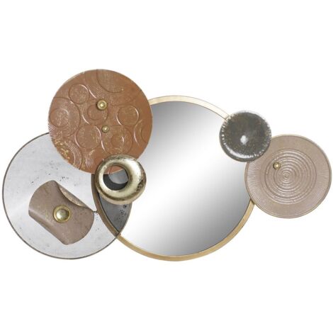 Appendiabiti Da Parete DKD Home Decor Metallo Poliestere Città  41 X 6 X 25 Cm 85287785