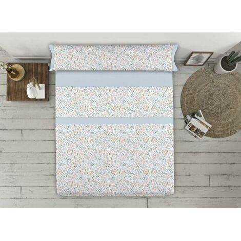 Set di biancheria da letto con angoli, motivo spiaggia