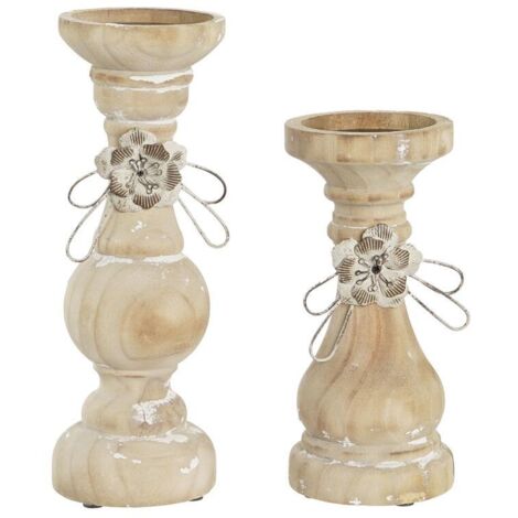 Portacandele in ceramica fatto a mano, portacandele conico a forma di