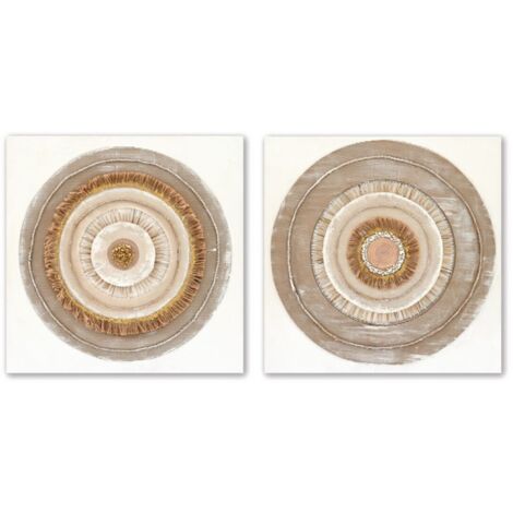 Mobile Da Appendere CERCHI – 90x2x75 Cm, In Conchiglia, Leggero, 1 Unità, Decorazione Murale