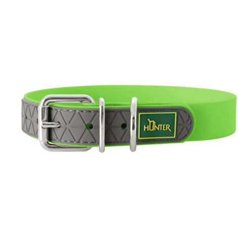 Hunter Collare Cane In Pelle - Misura 41-49 Cm, Nero - Artigianale, Resistente, Stiloso - Foto 14