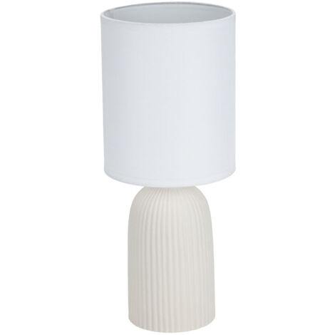 Versa Lampada Da Tavolo Toshka, Colore Grigio, Design Moderno In Metallo, Dimensioni 39x13,5x13,5 Cm, Per Casa E Ufficio