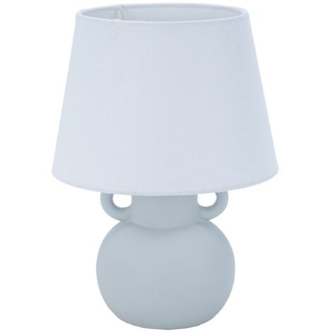 Versa Lampada Da Tavolo Toshka, Colore Grigio, Design Moderno In Metallo, Dimensioni 39x13,5x13,5 Cm, Per Casa E Ufficio