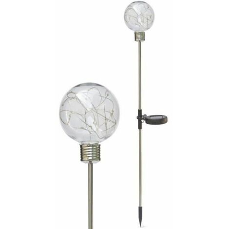 garden mile Lampada a energia solare a forma di tronco per casa delle