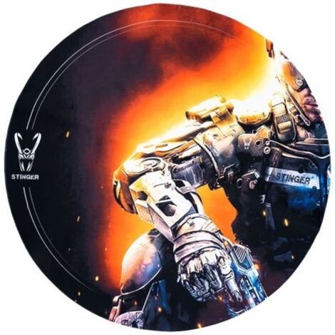 Tappetino Gaming Nfortec Kaus Small – Ultra Sottile E Preciso, Bordi Cuciti, Base Antiscivolo (Nero, 250x200x3 Mm) - 2