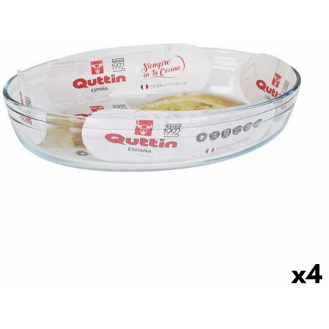 Casseruola Con Coperchio In Vetro Quttin 2,2 Litri - 24x6 Cm - Adatta A Induzione - 5