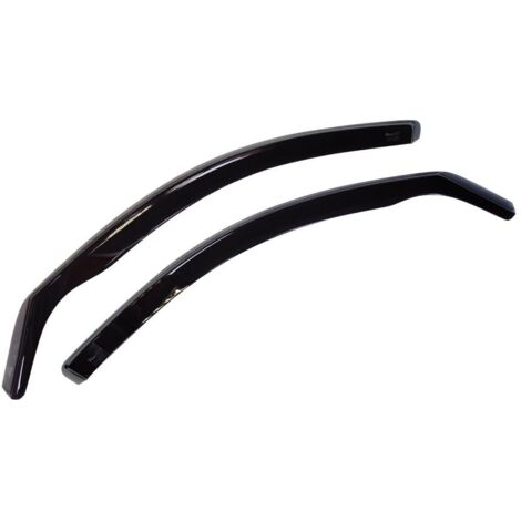 Walser Deflettori Vento Per Dacia Duster (HM) Da 10/2017, 4 Pezzi Con Clip, Antipioggia E Antivento, Protezione Solare, Facili Da Montare