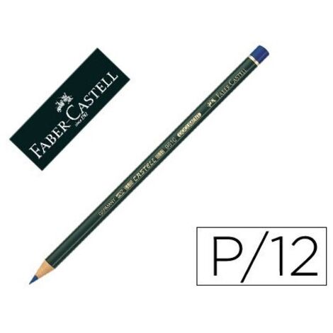 Faber-Castell 117500 - Matita colorata per ufficio Castell Color 873, fronte/retro, rosso/blu