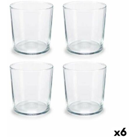 Set Di 6 Bicchieri In Vetro Parsifal Per Aperitivo, Capacità 240 Ml, Trasparenti, Robusti E Eleganti