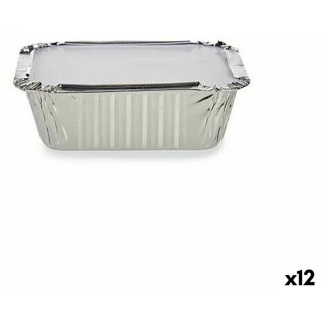 Set di Vassoi DKD Home Decor Rosa Metallo Alluminio 8 cm 40 x 21 x 8 cm (3 Unità