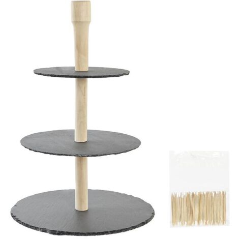 100 Stuzzicadenti Decorativi A Forma Di Rosa In Bambù – Lunghi 11,9 Cm, Per Aperitivi, Feste, Matrimoni E San Valentino (Rosso) - 2