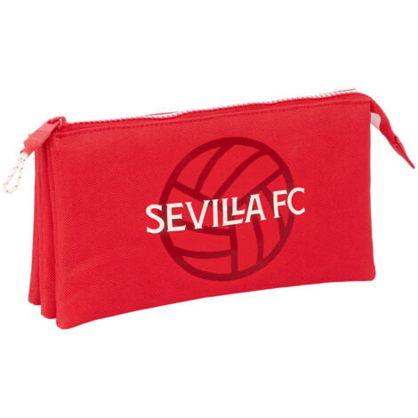 Dohe 50502 Ksual – Astuccio Triplo Rosso 22 Cm Con 3 Scomparti In Poliestere Per Bambini E Ragazzi - 4
