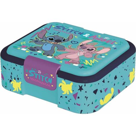 4564 Contenitore per il pranzo Sandwich rettangolare multicolore rainbow; prodotto riutilizzabile; privo di BPA; dimensioni interne 16,5 x 11,5 x 5,5 cm
