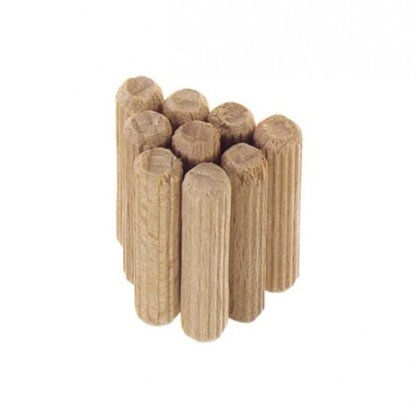 Tourillons en Bois Pour Armoires, Meubles et Menuiserie Lot de 100 Pièces Longueur 30 mm. - Diamètre 8 mm. (1/2)