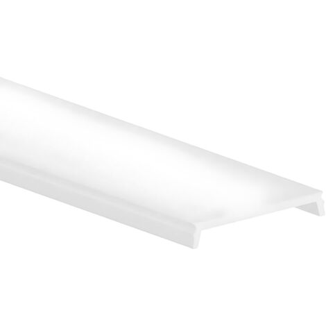 Profil de Jonction 2 Métres Pour Panneaux en Placoplâtre avec Goulotte Pour LED à Encastrer+Couvercle à Lumière Continue (Seul Couvercle pour LED)