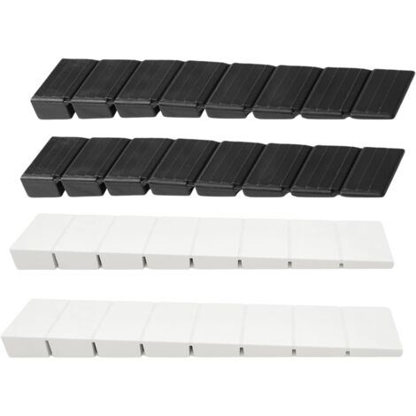 Épaisseur à Coin Niveleur en Plastique pour Meubles, Tables, Chaises – Stabilisateur et Régulateur de Hauteur Kit 4 pcs. (Blanc, 10 cm) (1/2)