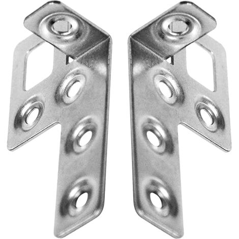 Supports de fixation pour armoires galvanisés ( Kit gauche 50 pcs ) (1/2)