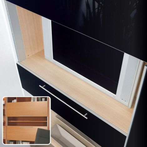 Système Coulissant VERTIKAL Indaux pour 2 Portes à Mouvement Synchronisé avec Fermeture Amortie pour Modules d'une (2/3 - Hauteur de 600 mm)