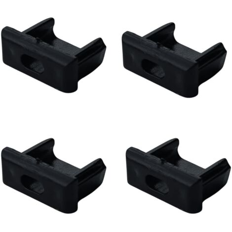 Kit Evotrade 4 Embouts Pour Goulotte LED Mini – Finition Soignée, Compatible Mini, Idéal Cuisines Et Séjours – Noir