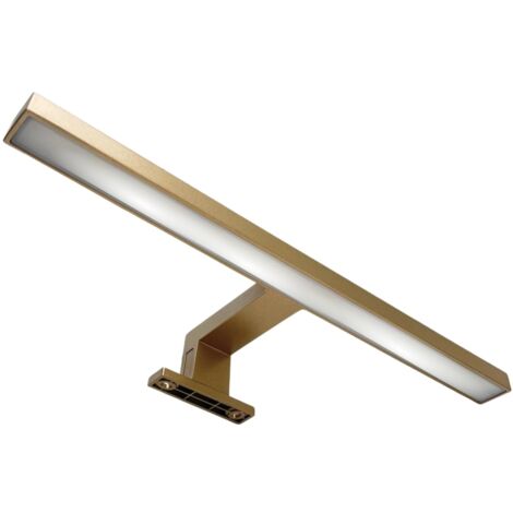 Applique LED Miroir Salle de Bain 30 CM – Certifiée IP44 Étanche – Lumière pour Miroir – Couleur Bronze Doré