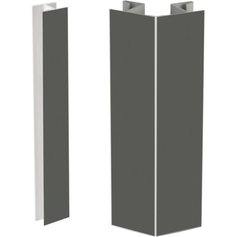 Accessoires Pour Plinthes De Cuisine Joints D’Angle Flexibles Avec Angles Réglables De -90º À +90º Comprend Un Joint Central (Plomb H100)