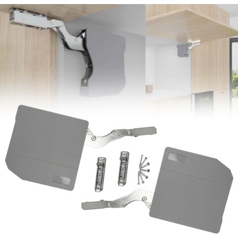 Bras Pour Portes Abattantes Vers Le Haut LIFT-UP Systèmes pour Portes de Cuisine Sans Montage de Charnières (Charge 2,5 à 3,5 kg)