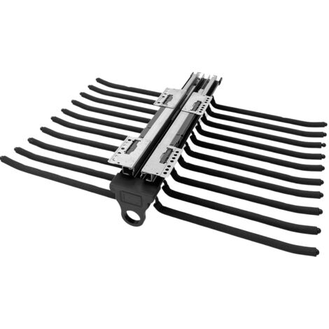 Porte-Pantalons EASYSLIDE Extensible Amorti, Montage Supérieur – Anti-Dérapant, Fermeture Douce, Gain de Place, Format Double