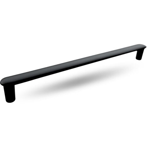 NAVARRO AZORÍN Poignée En Aluminium Pour Meubles, Tiroirs et Armoires, Cuisine et Salle De Bain, Design Élégant, Made In Spain, RHONE 207 mm Noir Cobalt