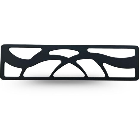 NAVARRO AZORÍN Poignée En Aluminium Pour Meubles, Tiroirs et Armoires, Cuisine et Salle De Bain, Design Élégant, Made In Spain, REIHN 125 mm Noir Cobalt