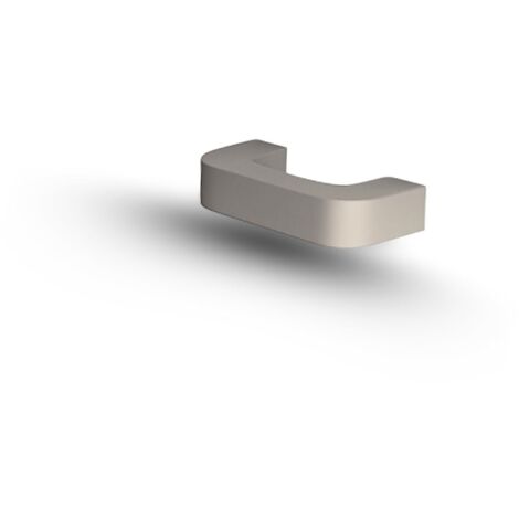 NAVARRO AZORÍN Poignée En Zamac Pour Meubles, Tiroirs et Armoires, Cuisine et Salle De Bain, Design Élégant, Made In Spain, 50 mm Nickel Velvet