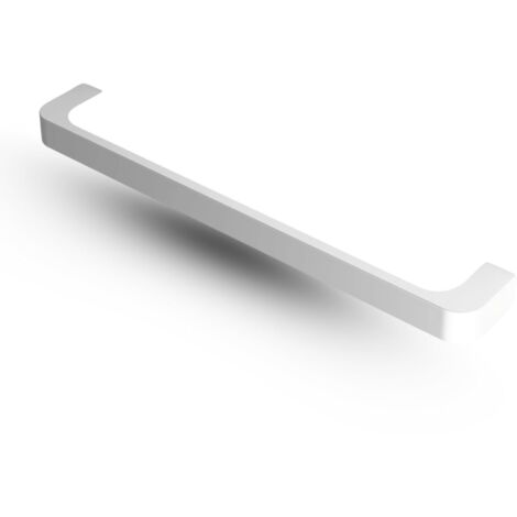 NAVARRO AZORÍN Poignée En Zamac Pour Meubles, Tiroirs et Armoires, Cuisine et Salle De Bain, Design Élégant, Made In Spain, 204 mm Blanc
