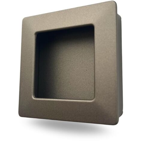 NAVARRO AZORÍN Poignée Encastrée Ronde RECESSED En Zamak, Design Élégant Fabriqué En Espagne, Ronde, Idéale Meubles, Tiroirs, Cuisines Et Salles De Bain (Bronze Alpha) (1/5)