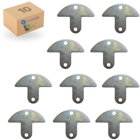 10 Pièces de Plaquettes À Champignon Tropicalisées Pour Jonction De Meubles, Assemblage Sûr Et Résistant, Haute Qualité Et Résistance À La Corrosion (1/4)