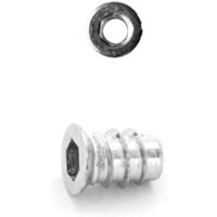 Douille Hexagonale En Acier Systèmes d’Assemblage Longueur 6 mm. Diamètre 13 mm. (100 Pièces)