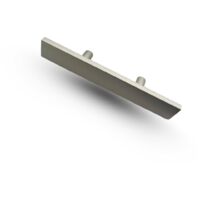NAVARRO AZORÍN Poignée En Aluminium Pour Meubles, Tiroirs et Armoires, Cuisine et Salle De Bain, Design Élégant, Made In Spain, 150 mm Nickel Velvet