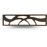 NAVARRO AZORÍN Poignée En Aluminium Pour Meubles, Tiroirs et Armoires, Cuisine et Salle De Bain, Design Élégant, Made In Spain, REIHN 125 mm Bronze Alfa
